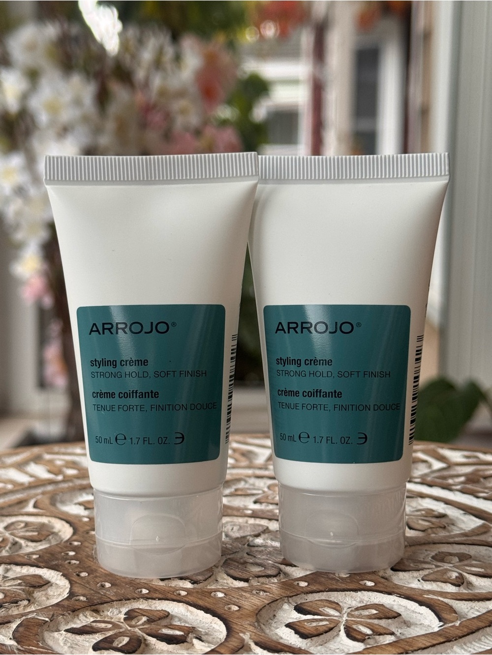 ARROJO Styling Crème Strong Hold Soft Finish 1.7 oz Set of 2